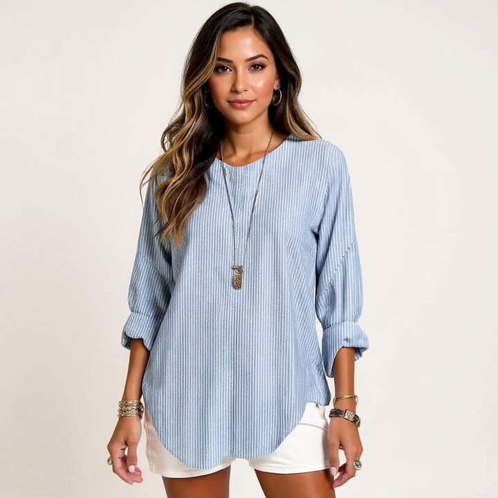 Rhea™ | Trendige gestreifte Bluse