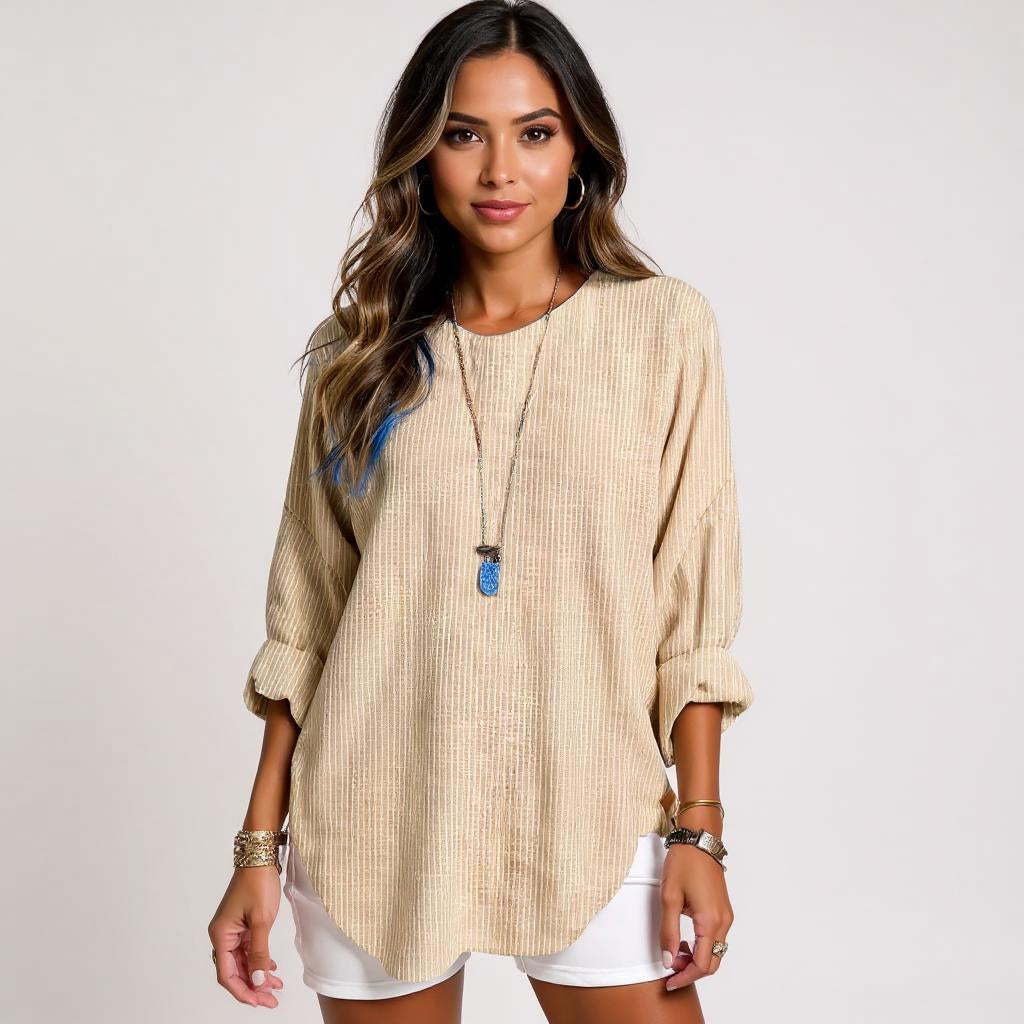 Rhea™ | Trendige gestreifte Bluse
