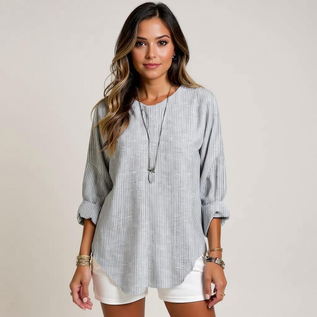 Rhea™ | Trendige gestreifte Bluse