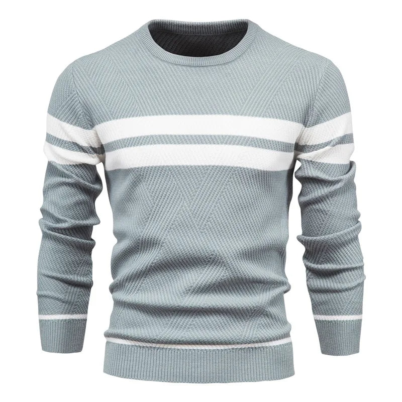 Sam | Langärmeliger Patchwork-Pullover