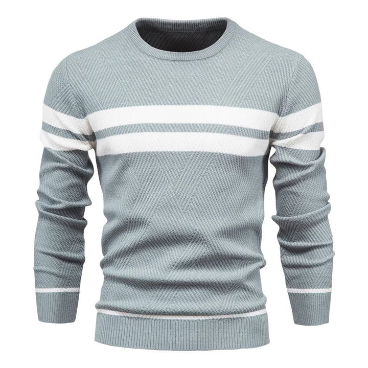 Sam | Langärmeliger Patchwork-Pullover