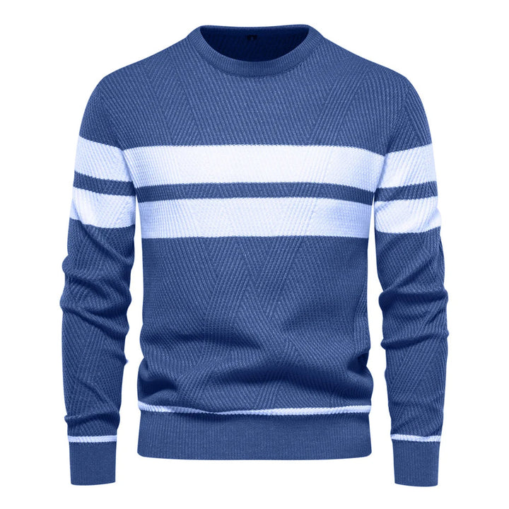 Sam | Langärmeliger Patchwork-Pullover