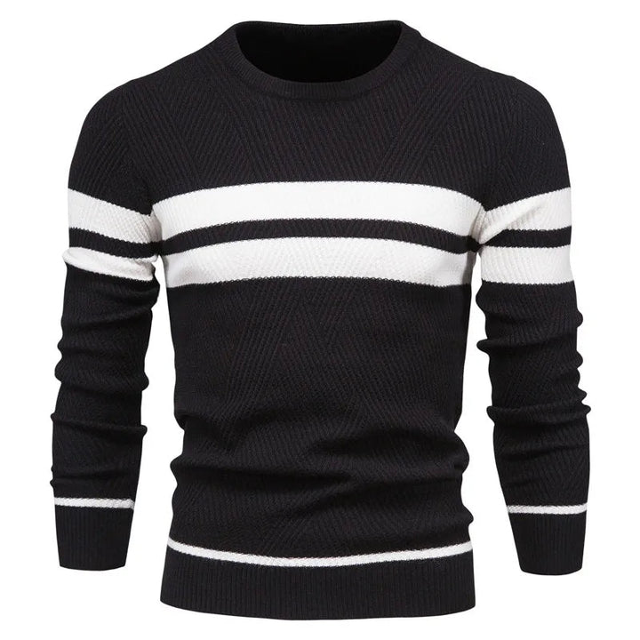 Sam | Langärmeliger Patchwork-Pullover