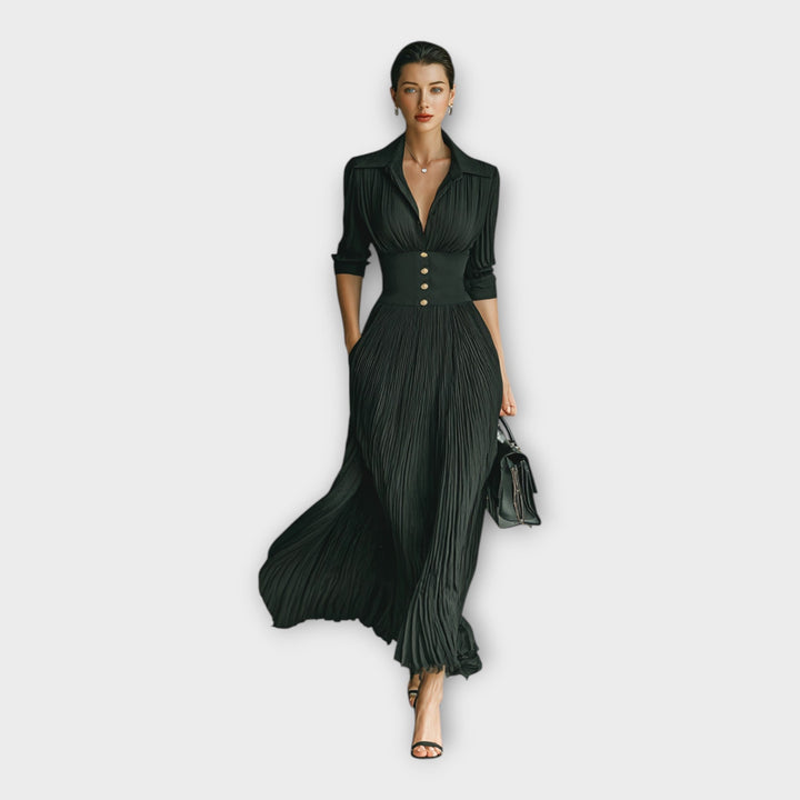Langes Kleid mit raffinierter Eleganz