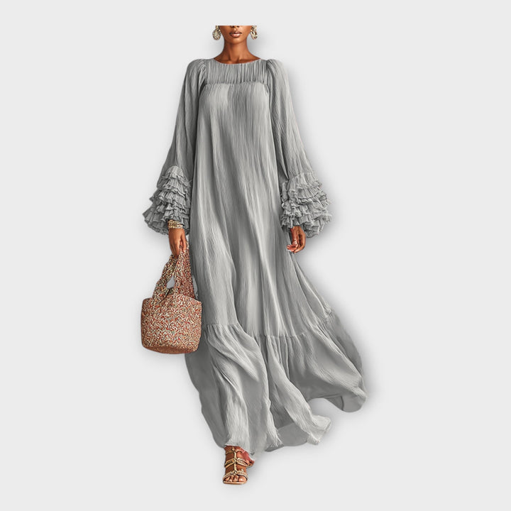 Luftige lange Kleid mit eleganten Details