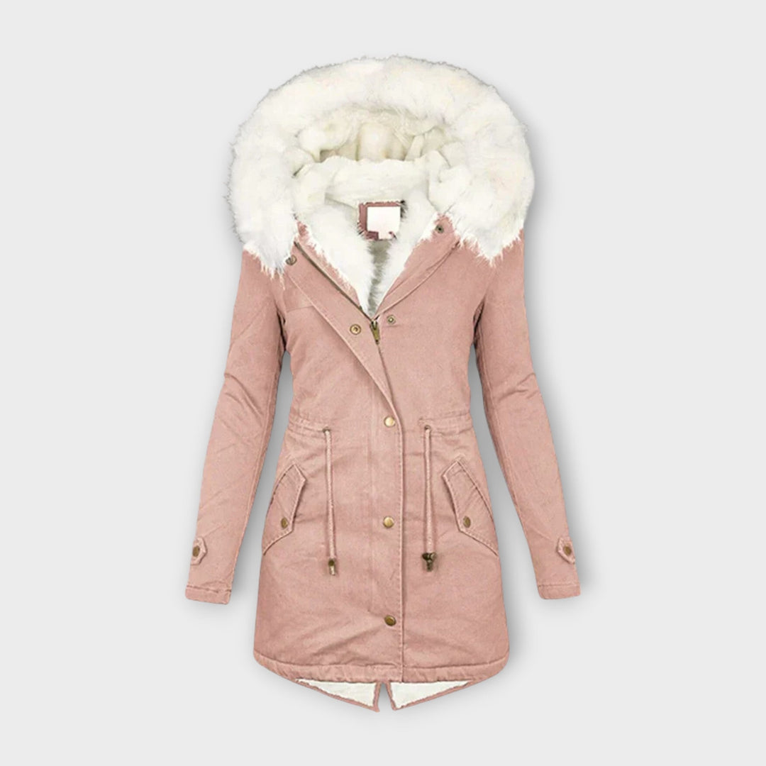Ivara - Wasserdichte und isolierte Pelz Winterjacke