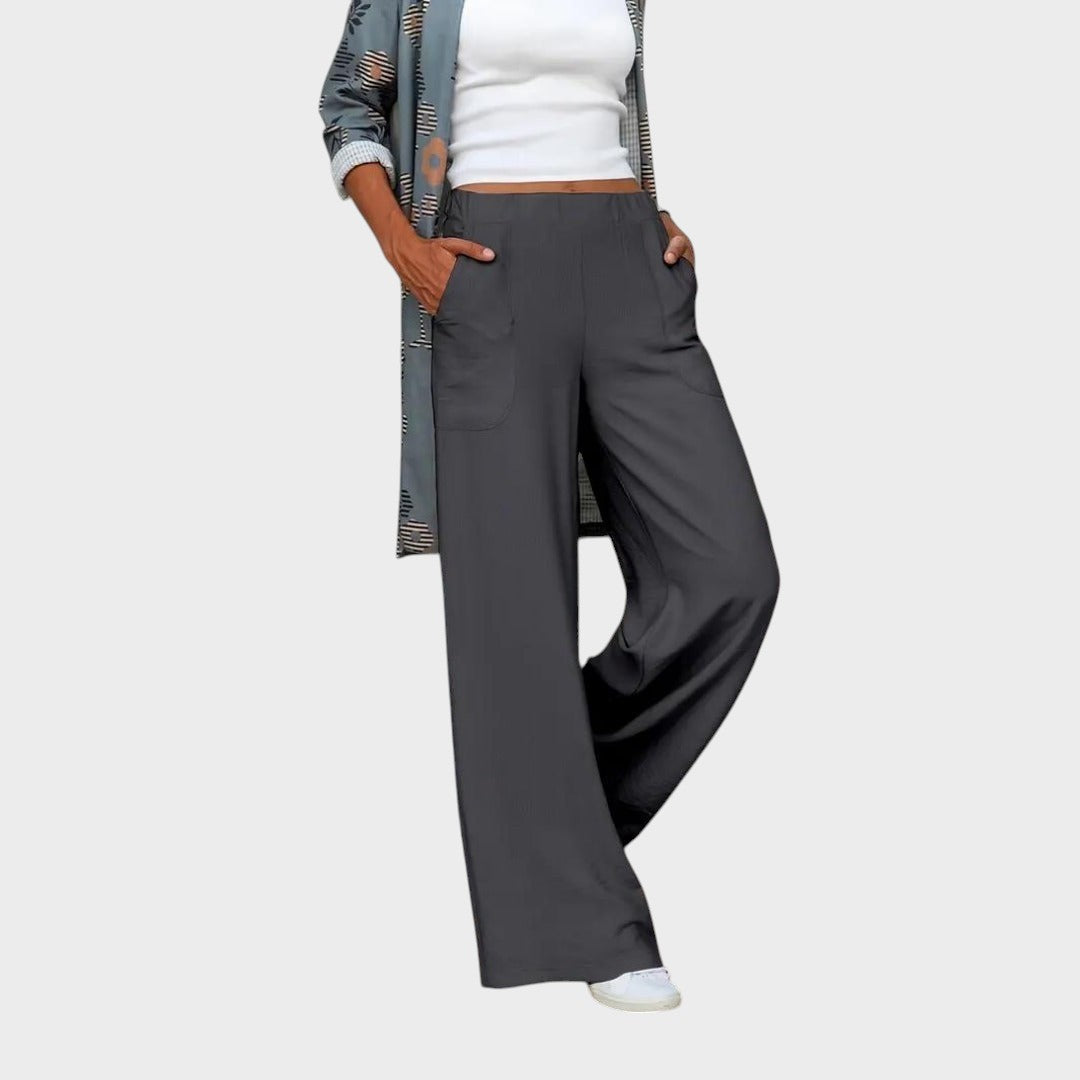 Yola™ - Lange, lässige Hosen mit hoher Taille für Frauen