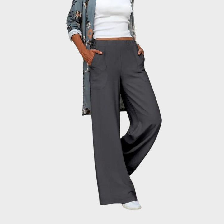 Yola™ - Lange, lässige Hosen mit hoher Taille für Frauen