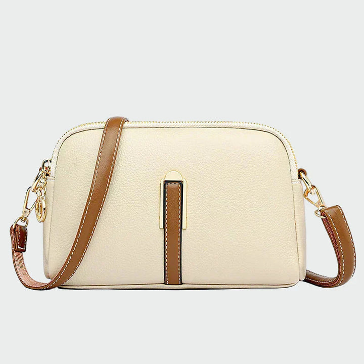 Elegante Leder Schultertasche