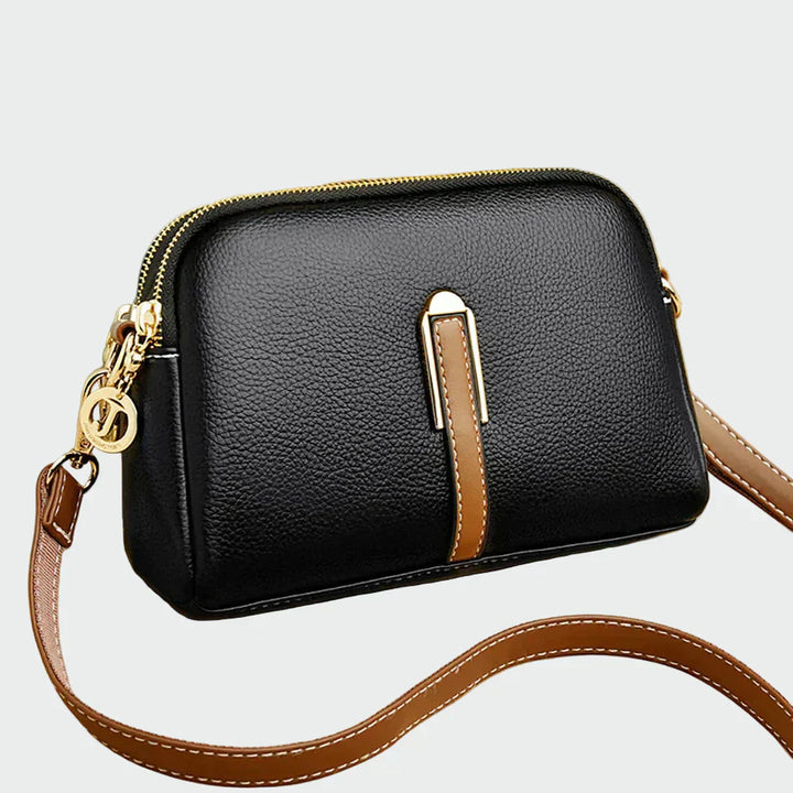 Elegante Leder Schultertasche