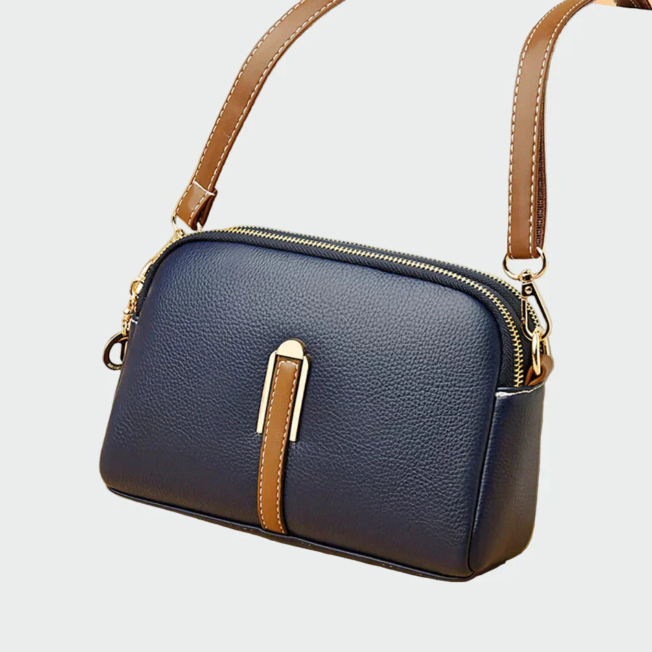 Elegante Leder Schultertasche
