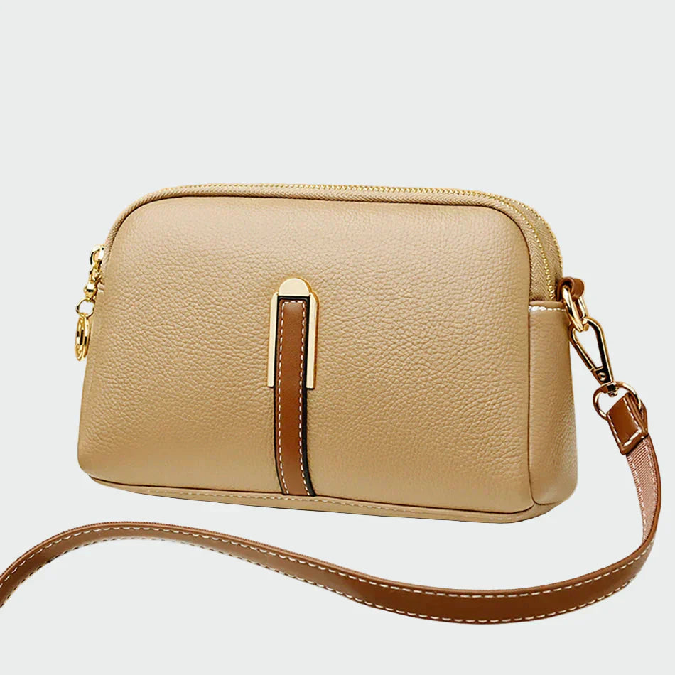 Elegante Leder Schultertasche