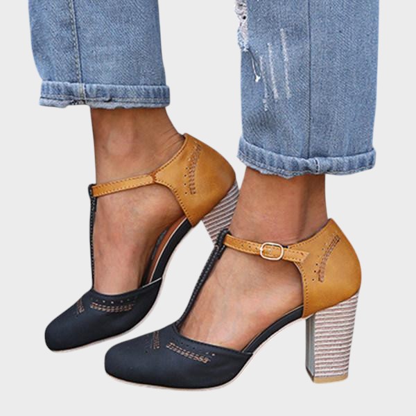 Antonia | Trendy Stilvolle T-Riemen Damen Schuhe
