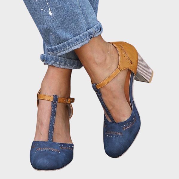 Antonia | Trendy Stilvolle T-Riemen Damen Schuhe