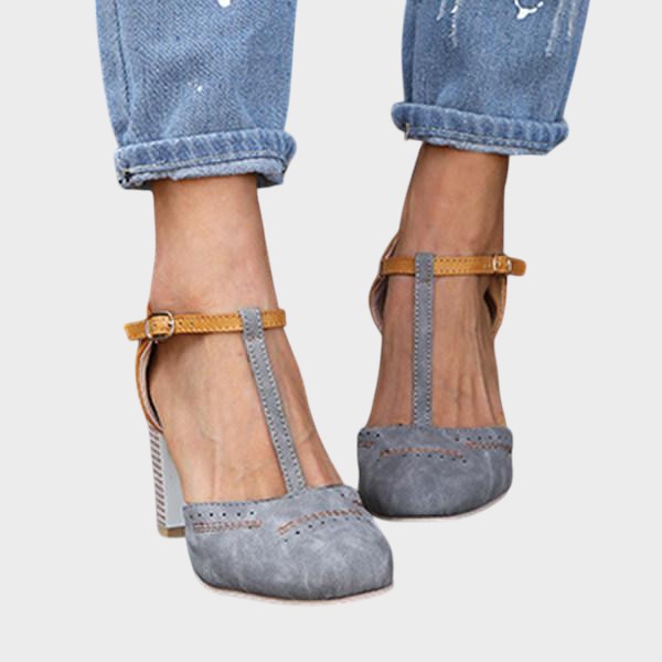 Antonia | Trendy Stilvolle T-Riemen Damen Schuhe