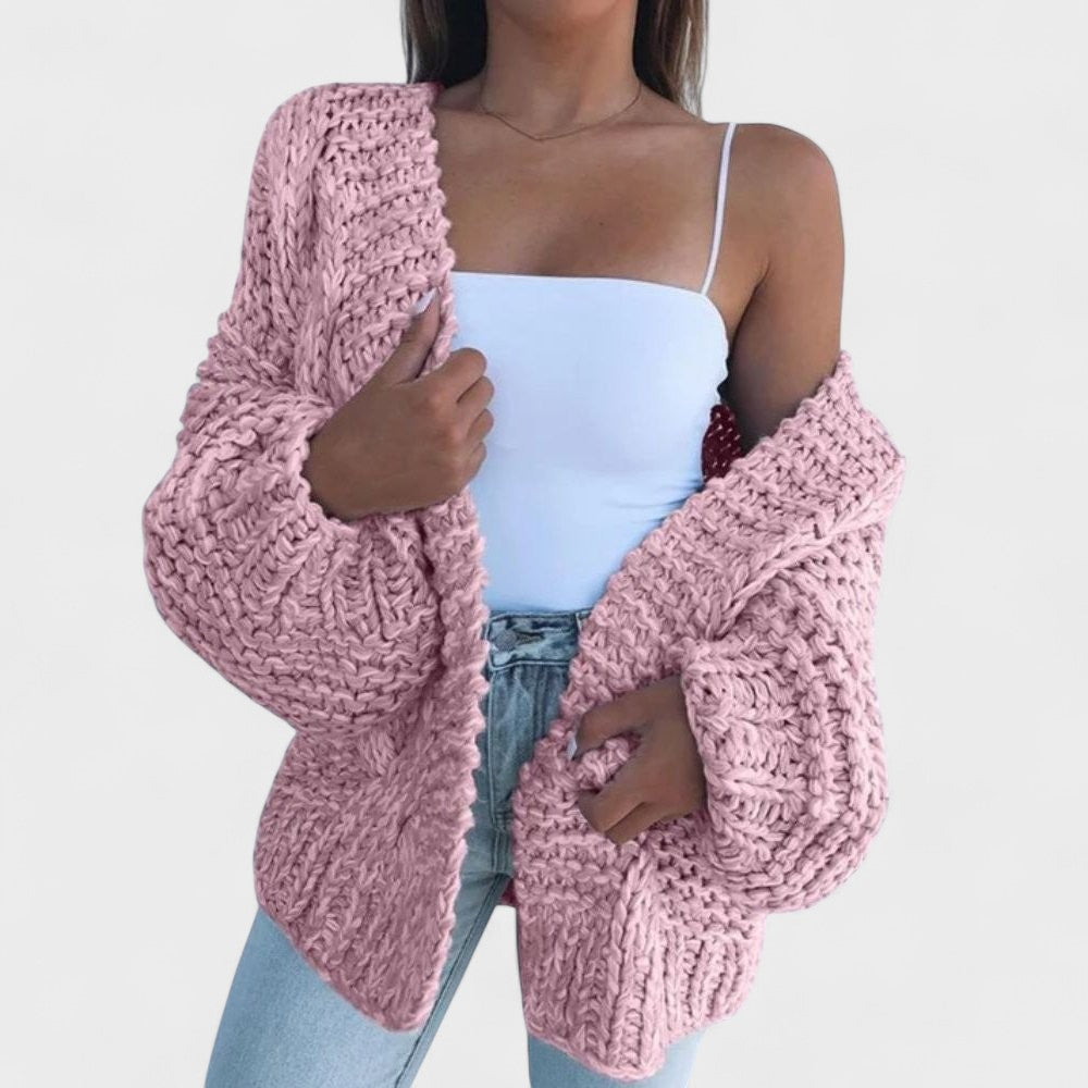 Dorit | Chunky gestrickte lässige Cardigan