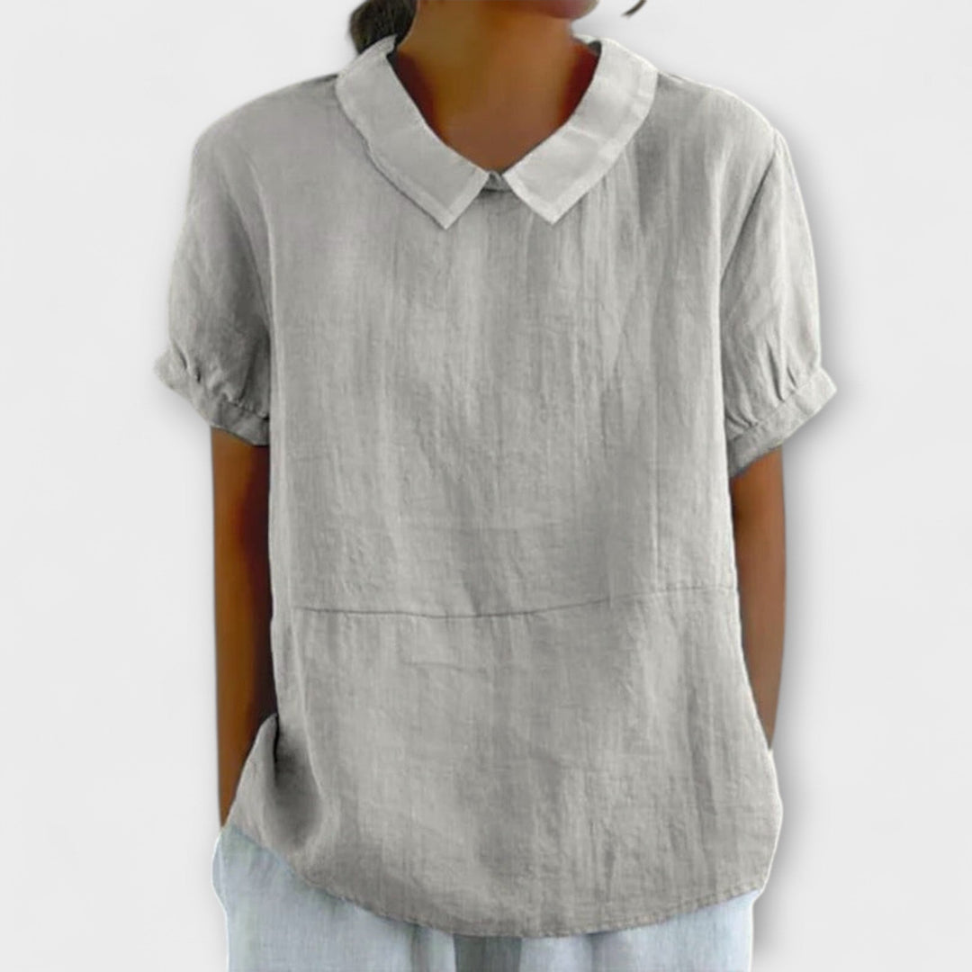Lia - Kurzärmlige Bluse