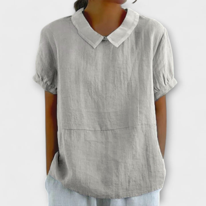 Lia - Kurzärmlige Bluse