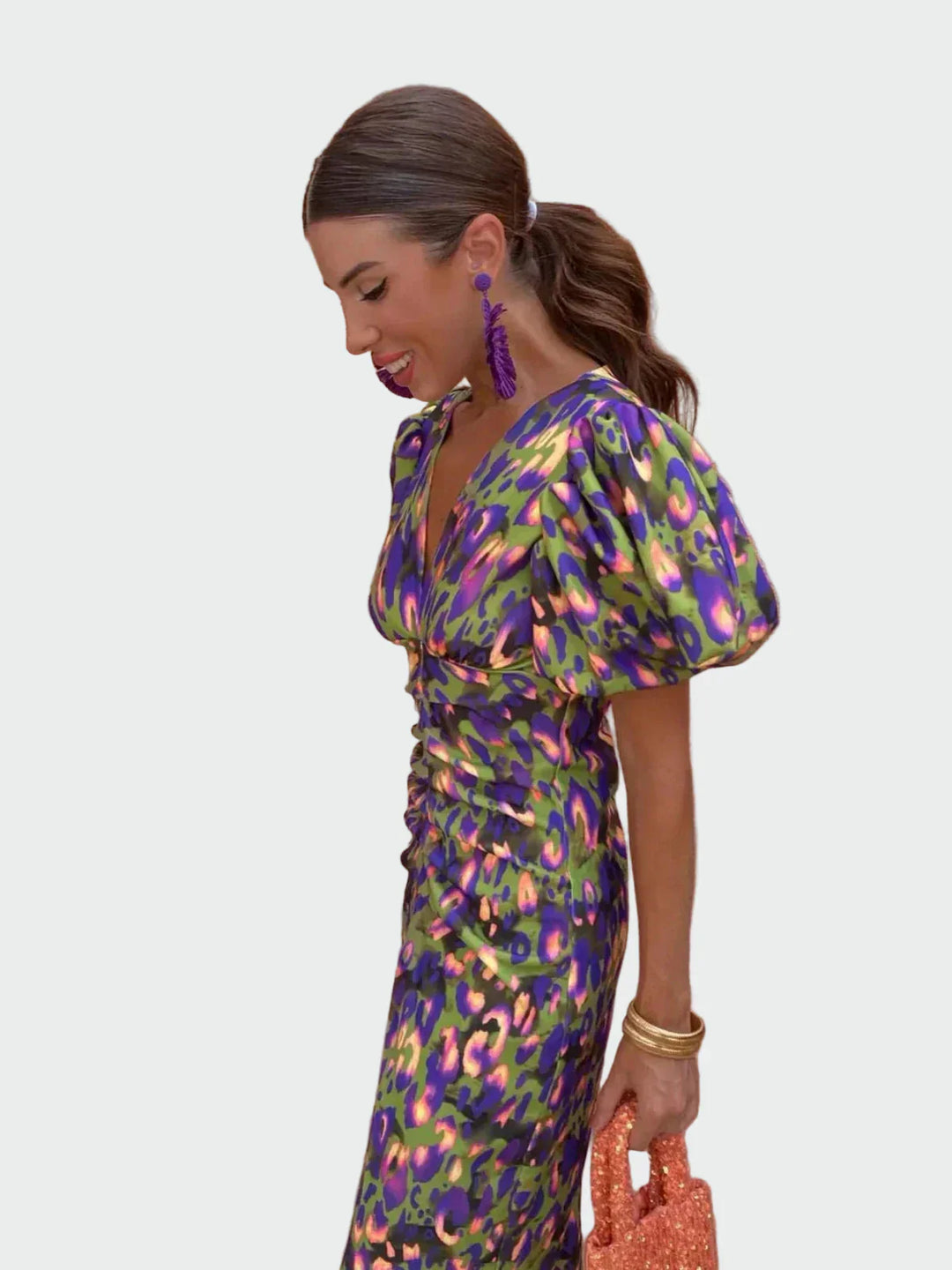Mittellanges elegantes Kleid