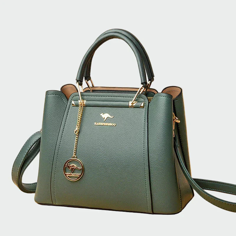 Luxuriöse Leder-Reisetasche