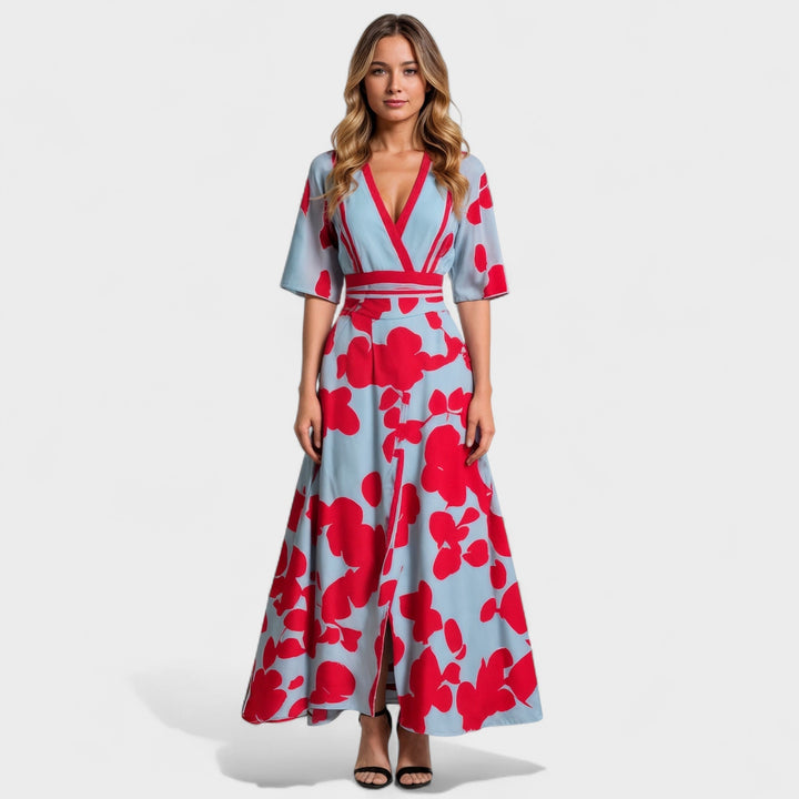 Lucie – Lange Kleider mit Blumenmuster
