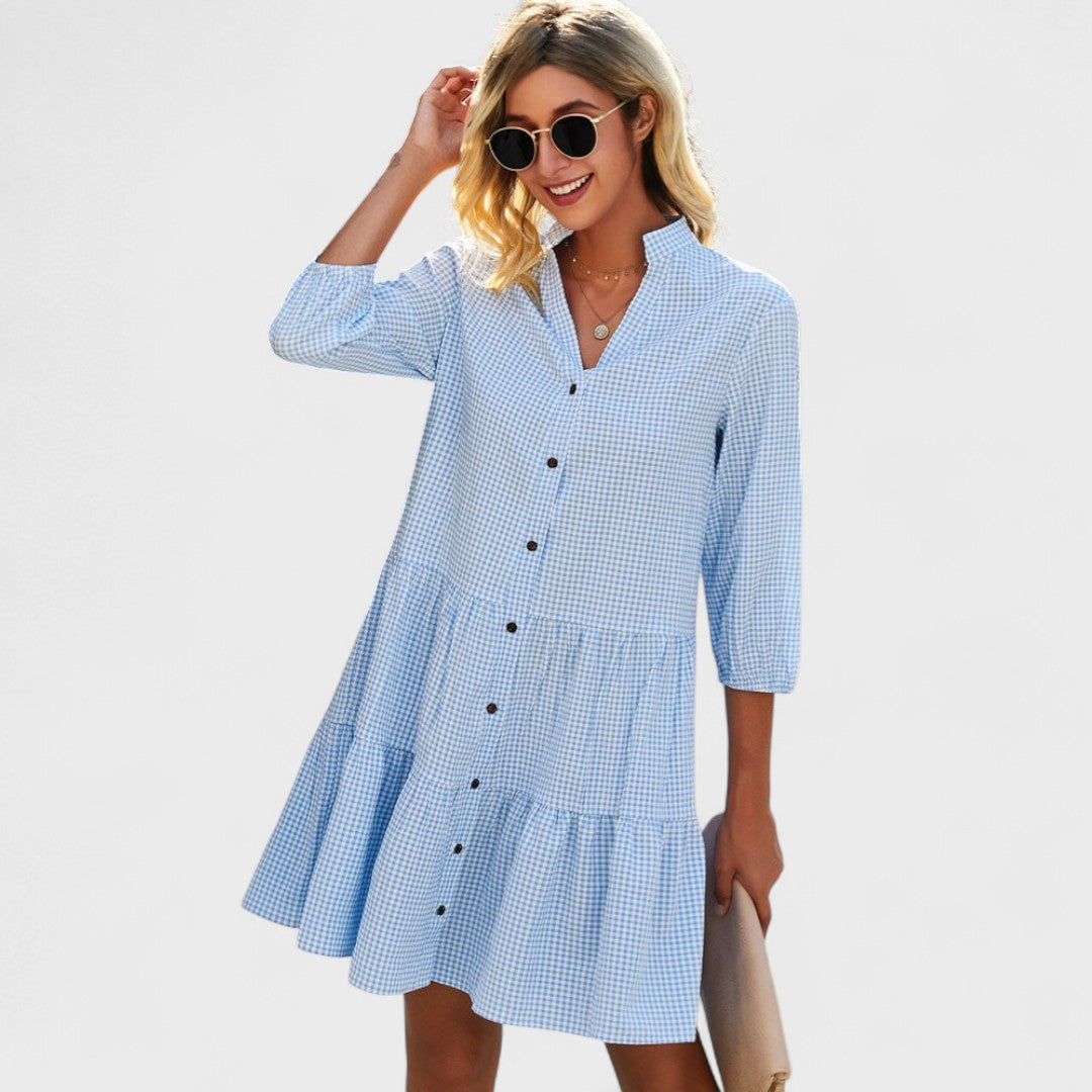 Shanna | Volang Midi Kleid