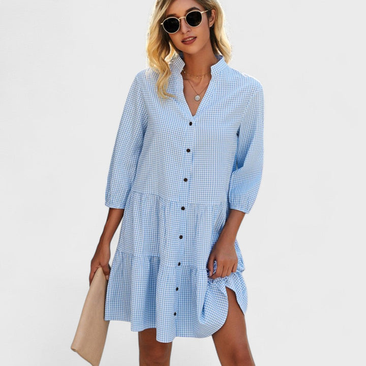 Shanna | Volang Midi Kleid
