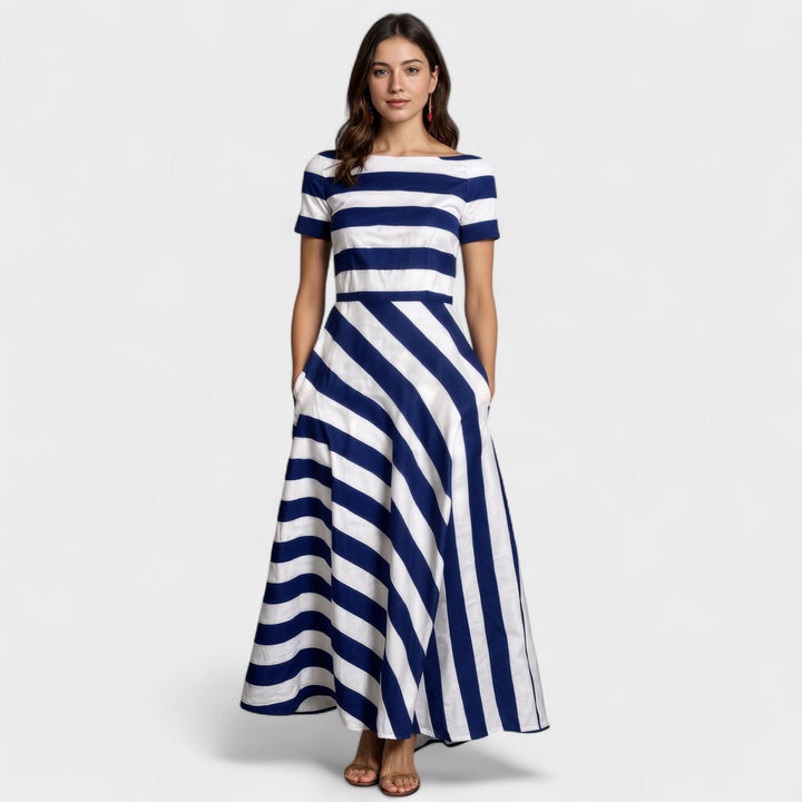 Marina – Gestreiftes Sommerkleid