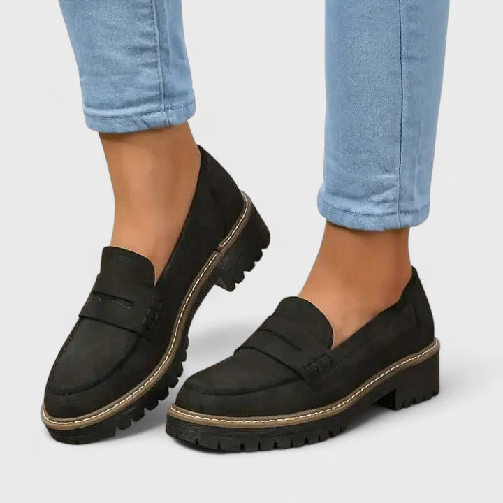 Danika | Bequeme dicke Loafers Schuhe