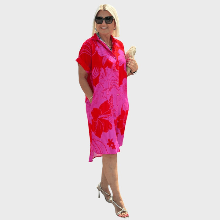 Naomi – Kleid mit Blumenmuster