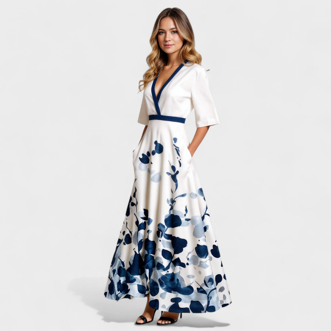 Lucie – Lange Kleider mit Blumenmuster