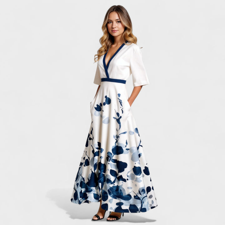 Lucie – Lange Kleider mit Blumenmuster