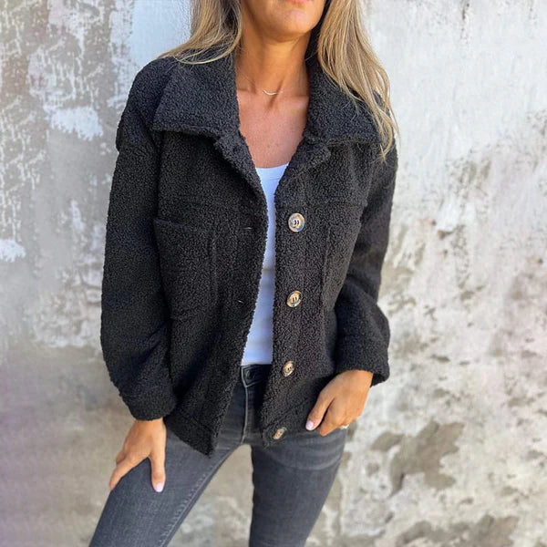 Dion | Kurze Jacke mit Kragen