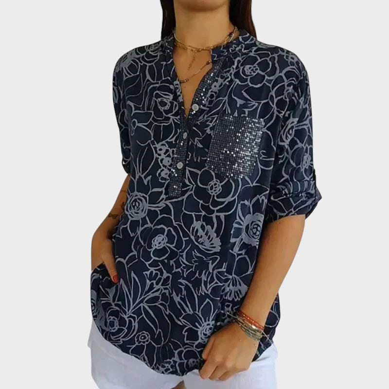 Eloise | Blumenmuster Bluse