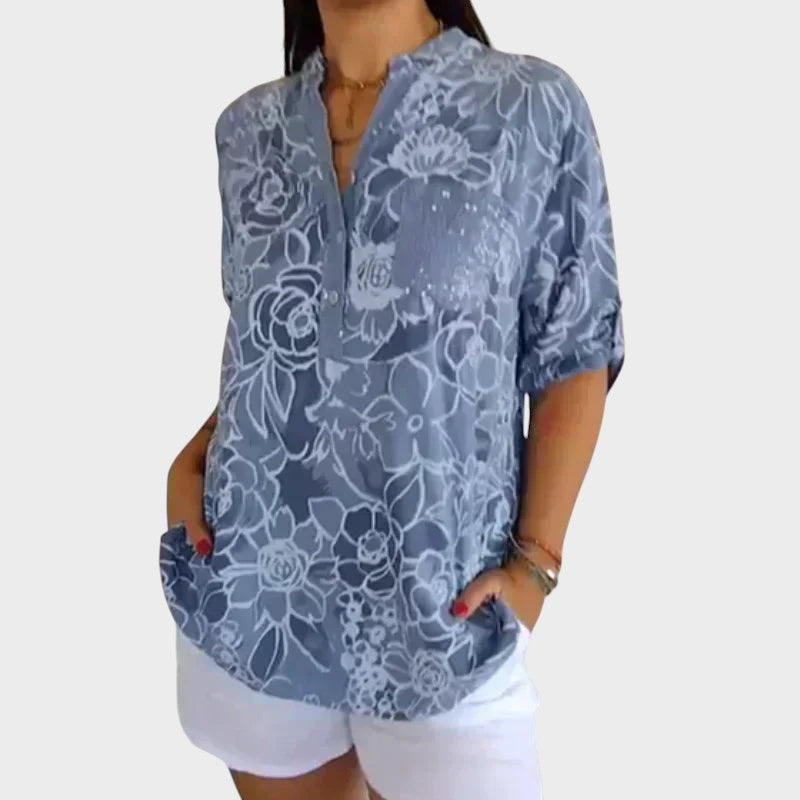 Eloise | Blumenmuster Bluse