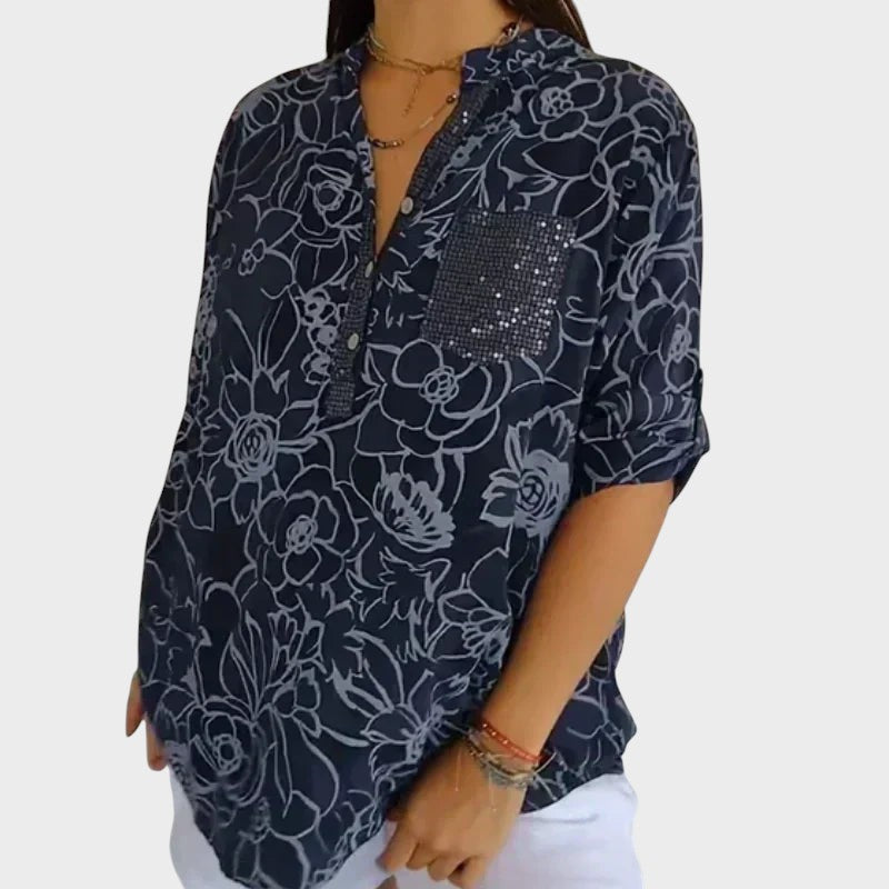 Eloise | Blumenmuster Bluse