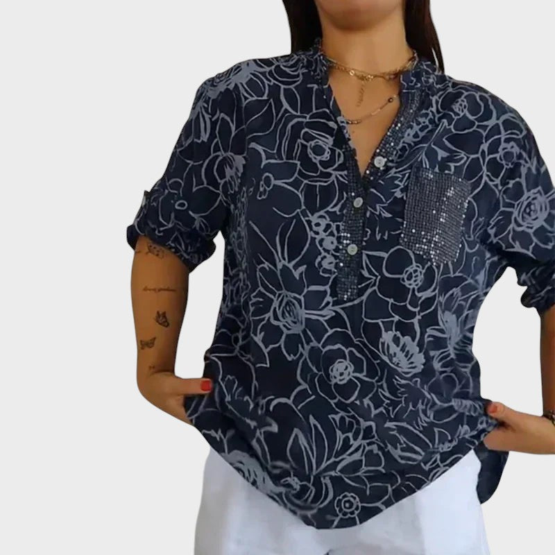 Eloise | Blumenmuster Bluse