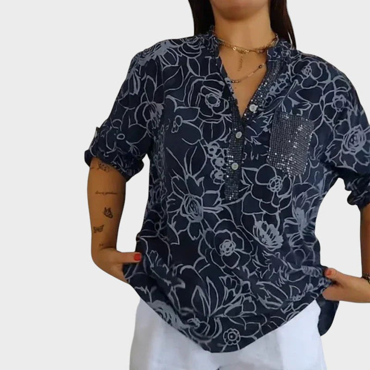 Eloise | Blumenmuster Bluse