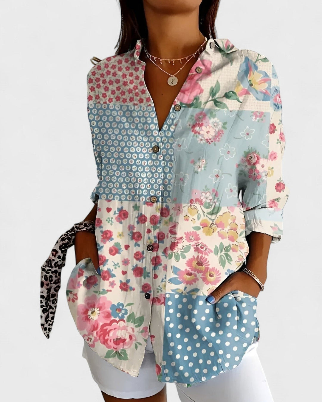 DORTHE | Bluse mit Blumenmuster