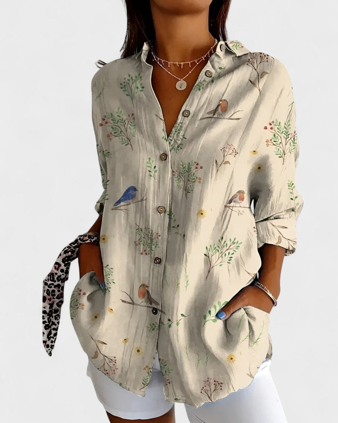 DORTHE | Bluse mit Blumenmuster