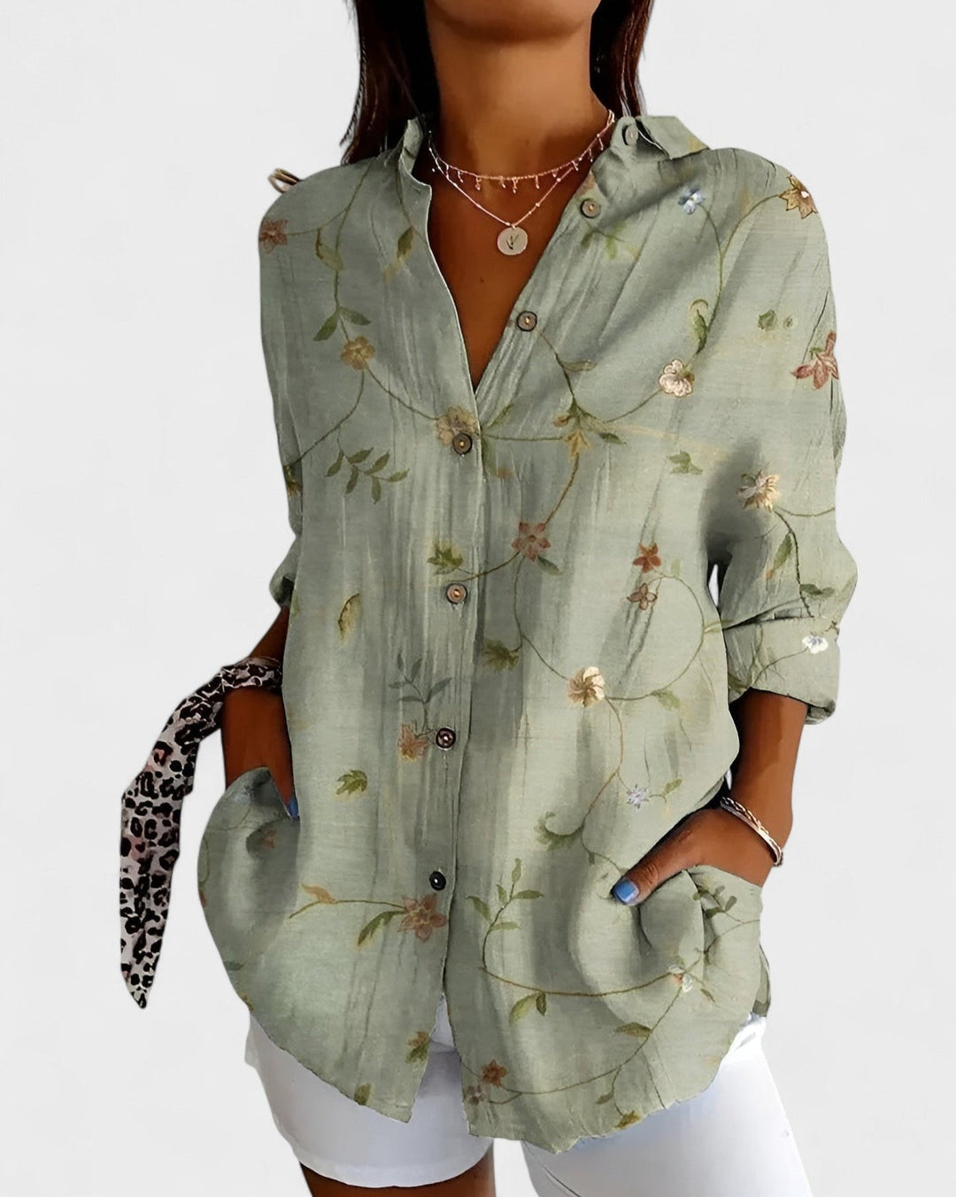 DORTHE | Bluse mit Blumenmuster