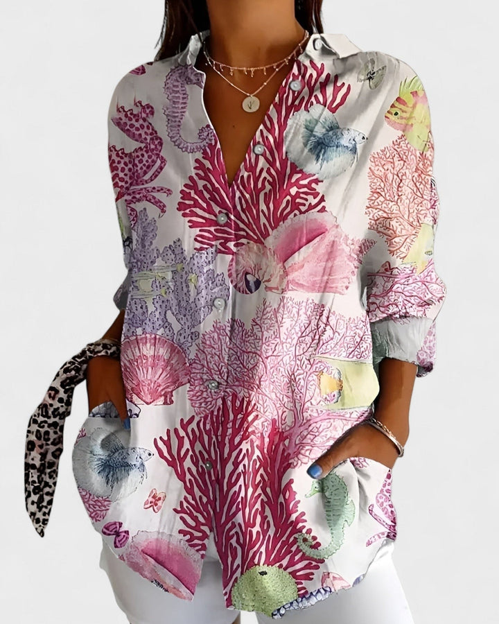 DORTHE | Bluse mit Blumenmuster