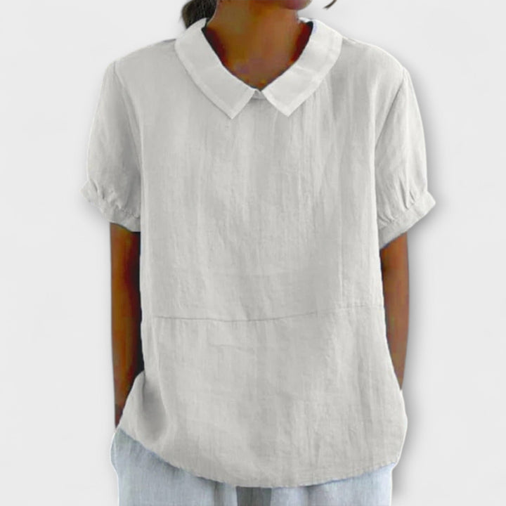 Lia - Kurzärmlige Bluse